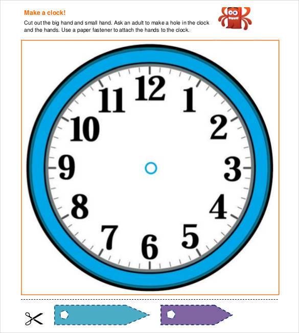 Clock Printable Pdf