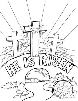 Christian Easter Coloring Pages