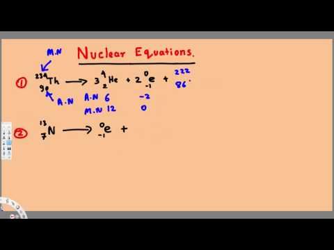 Chemistry Balancing Nuclear Equations Worksheet