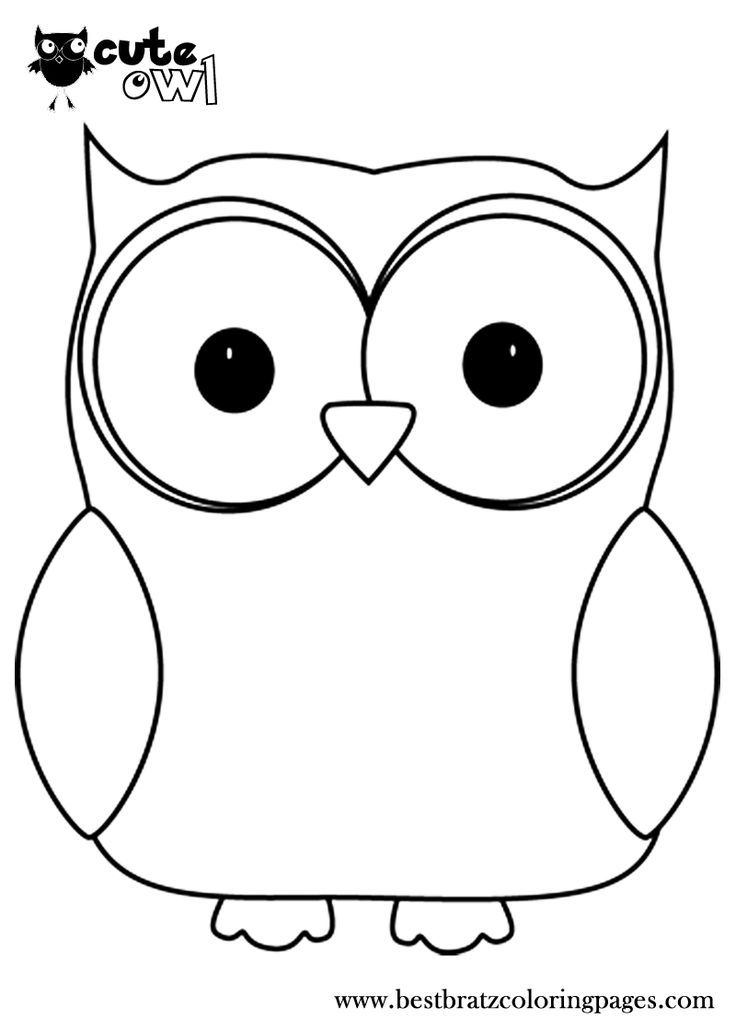 Owl Coloring Pages For Toddlers