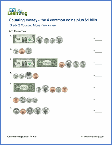 Counting Money Worksheets Printable