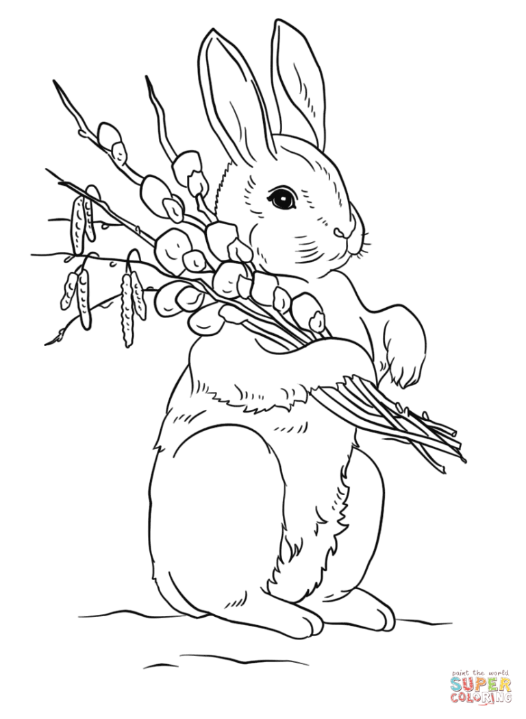 Rabbit Coloring Pages