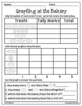 Pictograph Worksheets 1st Grade