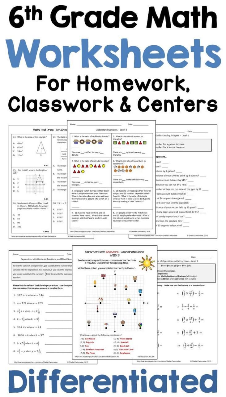 6th Grade Worksheets 6th Grade Dividing Fractions