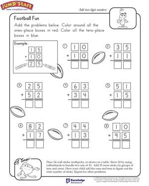 Fun Worksheets For Kids Math