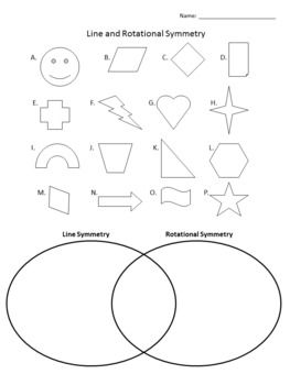 Symmetry Worksheets