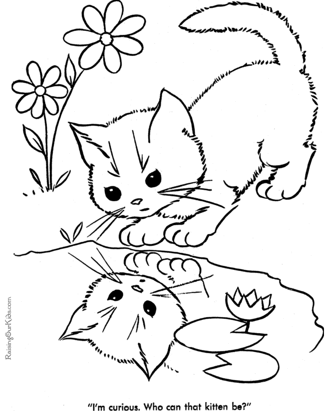 Cat Coloring Pages