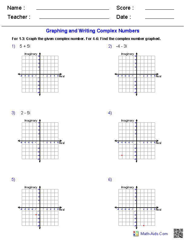 Algebra 2 Complex Fractions Worksheet