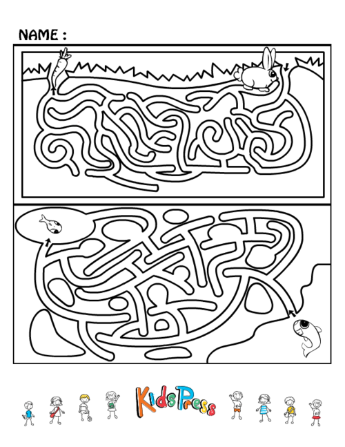 Maze Worksheets For Grade 3