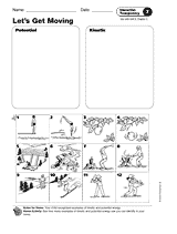 Potential And Kinetic Energy Worksheet 4th Grade