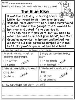 Year 1 Reading Comprehension Pdf 1st Grade Reading Worksheets