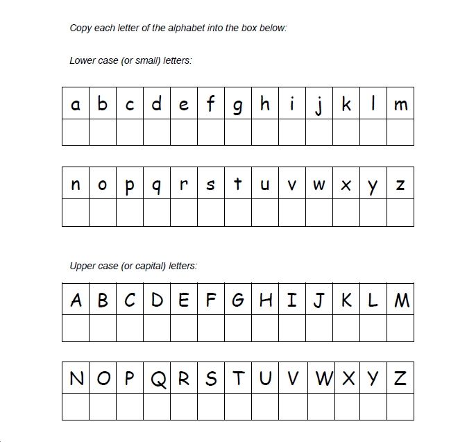 English Alphabet Writing Practice Book Pdf