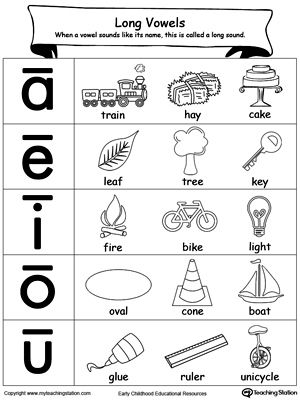 Long Vowel Worksheets Free