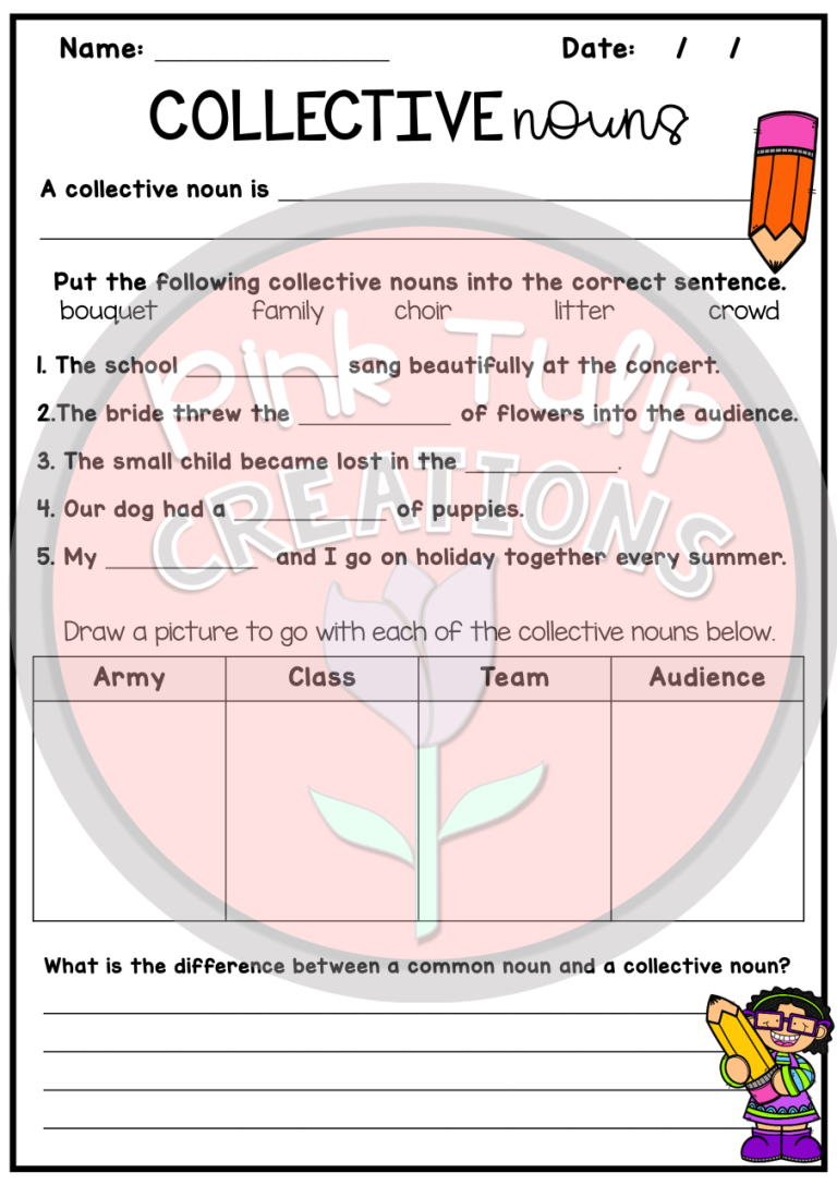 Abstract Noun Worksheets For Grade 4