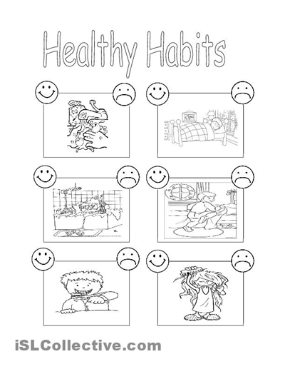 Health Worksheets For Kids