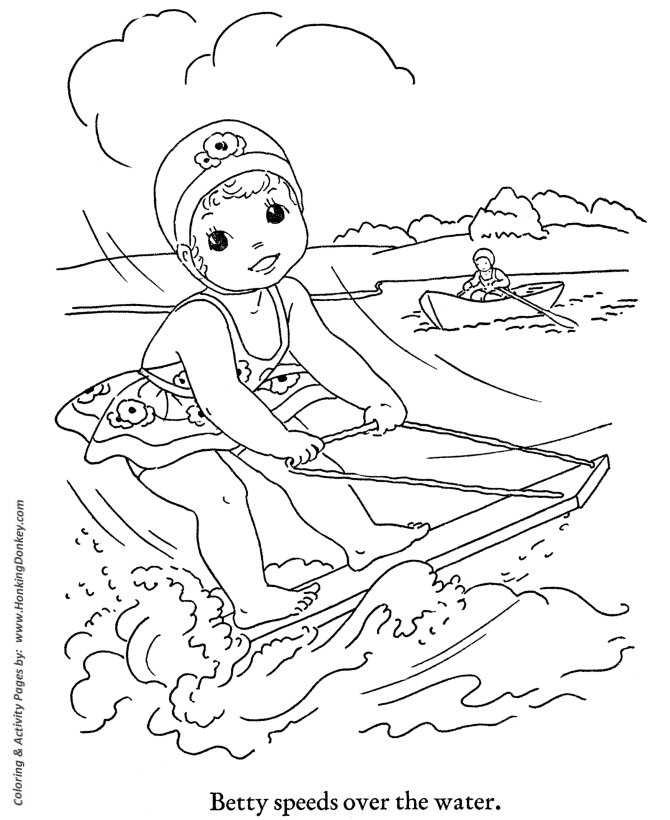 Water Coloring Pages