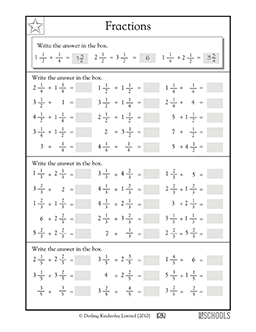 4th Grade Adding Mixed Numbers Worksheet