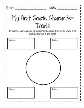 Character Traits Worksheets 3rd Grade