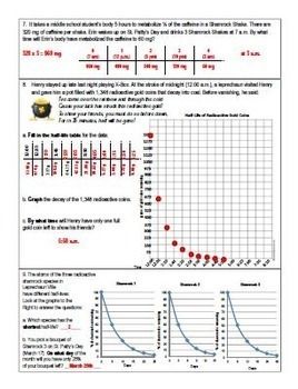 Half Life Worksheet