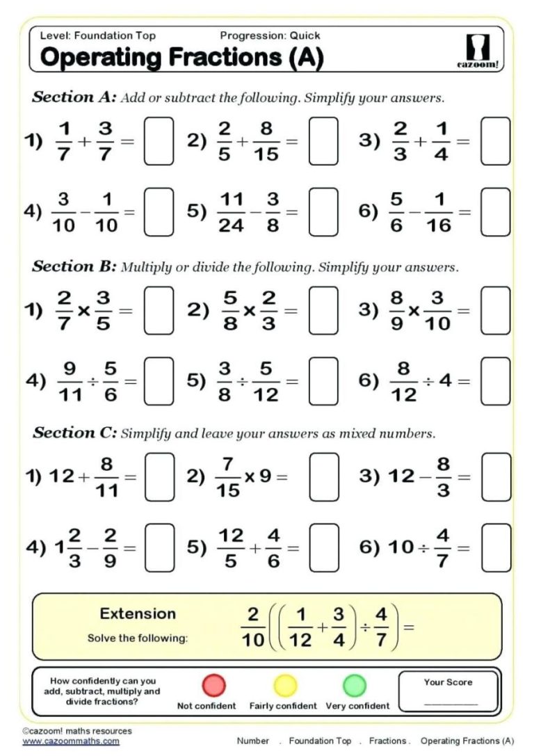 Ratio Worksheets For 6th Grade