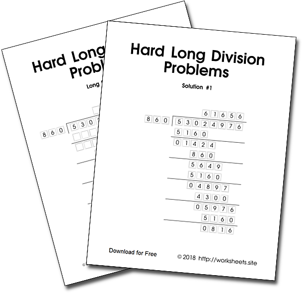 Long Division Questions For Grade 7