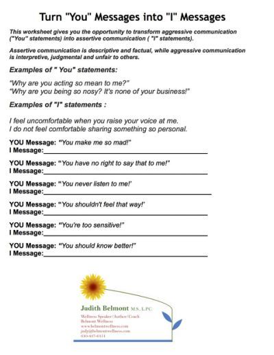 Free Printable Mental Health Worksheets For Adults