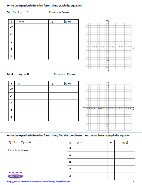 Finding Slope From A Graph Worksheet Pdf