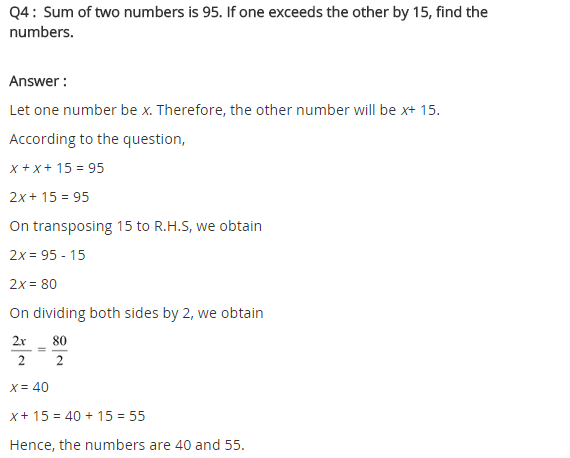 8th Grade Linear Equations In One Variable Class 8 Worksheets