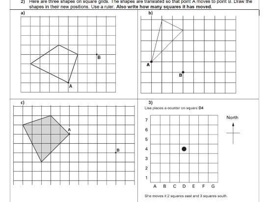 Translation Worksheet For Grade 5