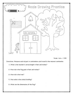 Scale Drawing Worksheets