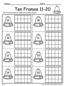 Ten Frame Worksheets To 20