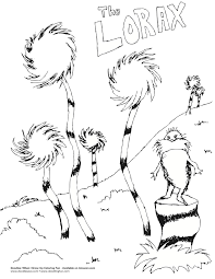 Lorax Coloring Pages