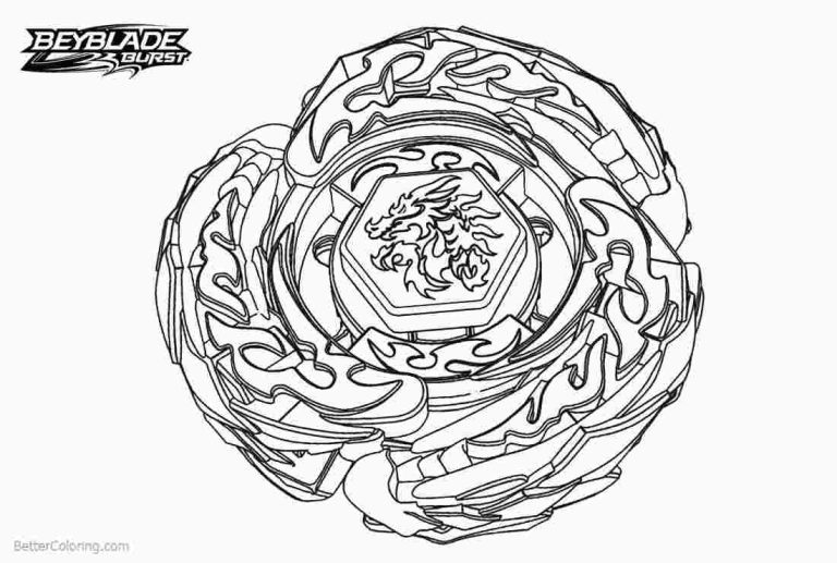 Beyblade Burst Coloring Pages