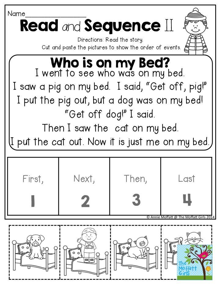 Sequencing Events In A Story Worksheets For Grade 1