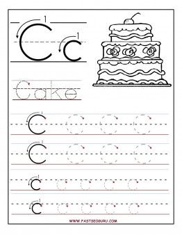 Kindergarten Letter Worksheets C