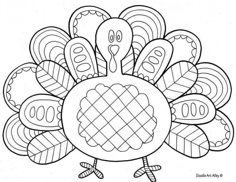 Thanksgiving Coloring Sheets For Toddlers