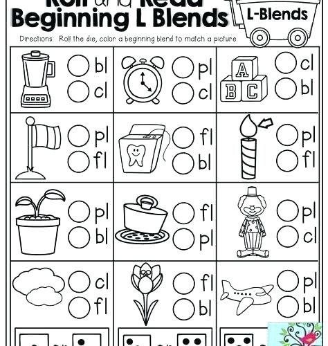 Consonant Blends Worksheets Free