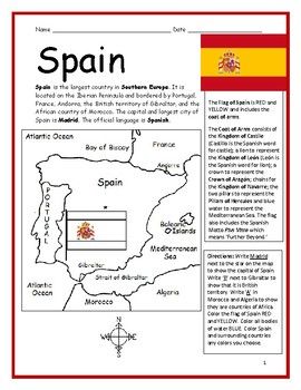 Social Studies Worksheets In Spanish