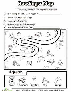 Geography Worksheets 1st Grade