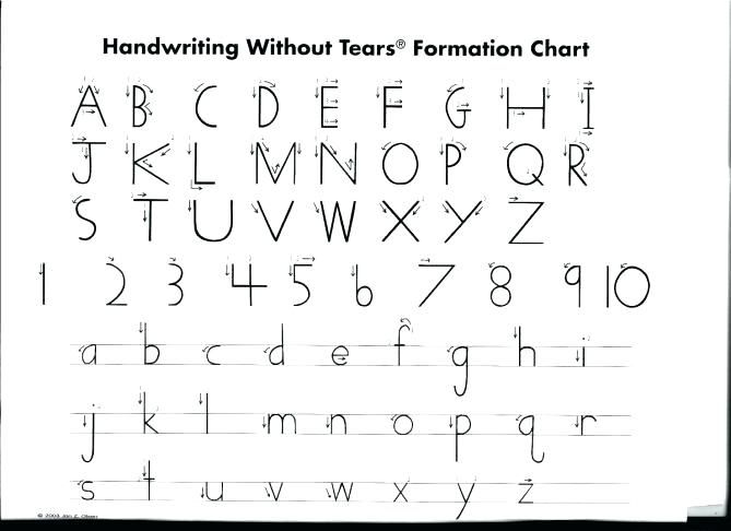 Handwriting Without Tears Worksheets Free