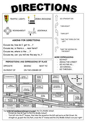 Directions Worksheet