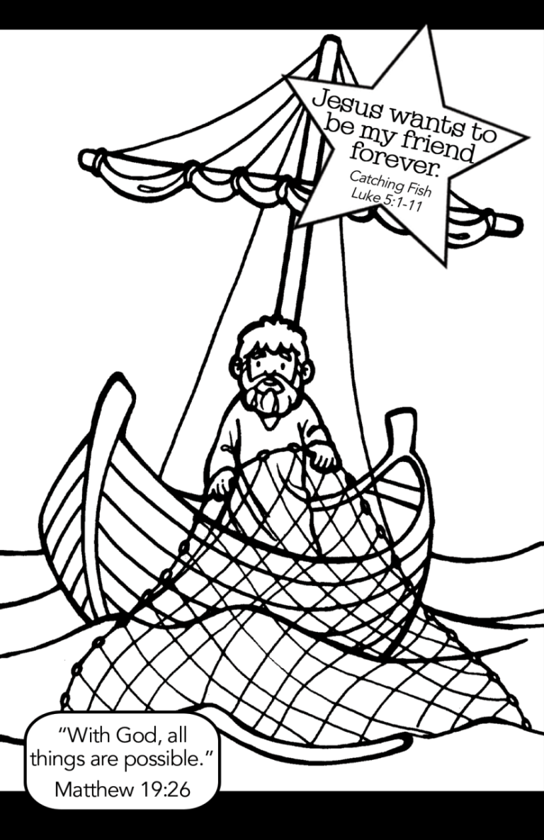 Fishers Of Men Coloring Page