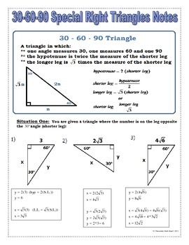 Solving Right Triangles Practice Worksheet