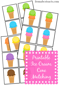 Dot Marker Printables Ice Cream