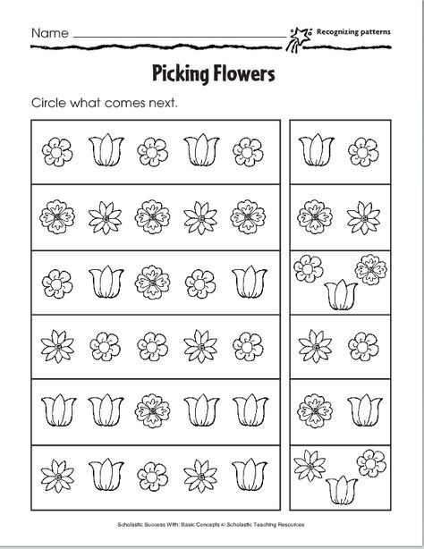 Pattern Worksheets