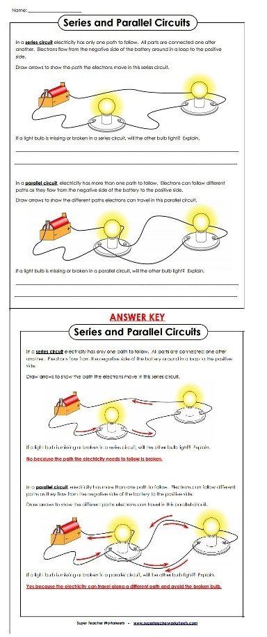 Circuits Worksheet Answers