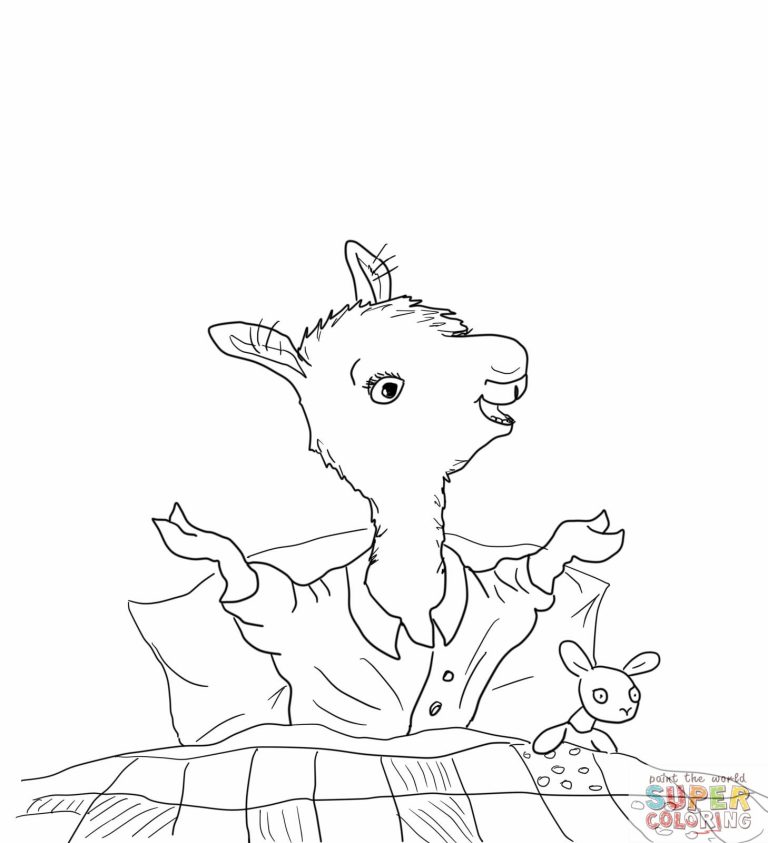 Llama Llama Coloring Pages