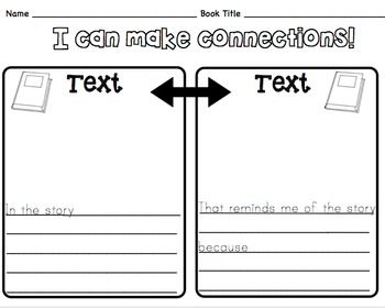 Making Connections Worksheet For Grade 1