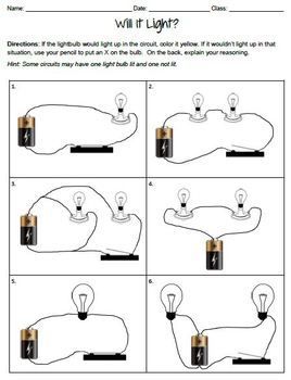 Series Circuits Worksheet