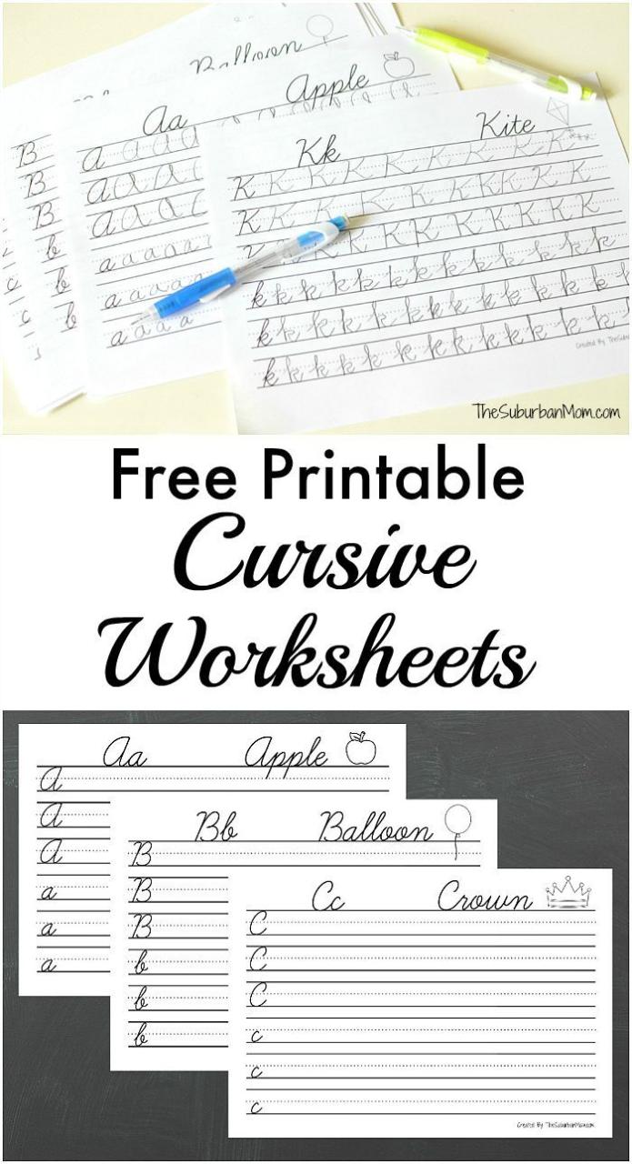 Free Handwriting Worksheets